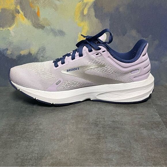 Brooks Launch 9 1203731B588 Lilac & Silver Women's Running Shoes Size 6.5B - Picture 13 of 16